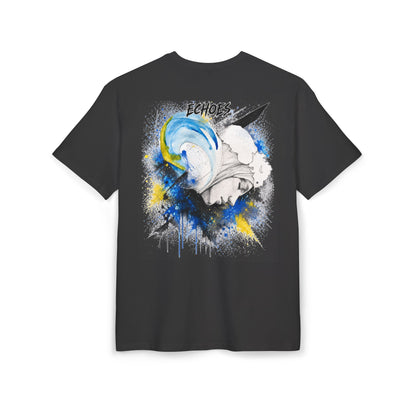 Echoes - Black Oversize Tee