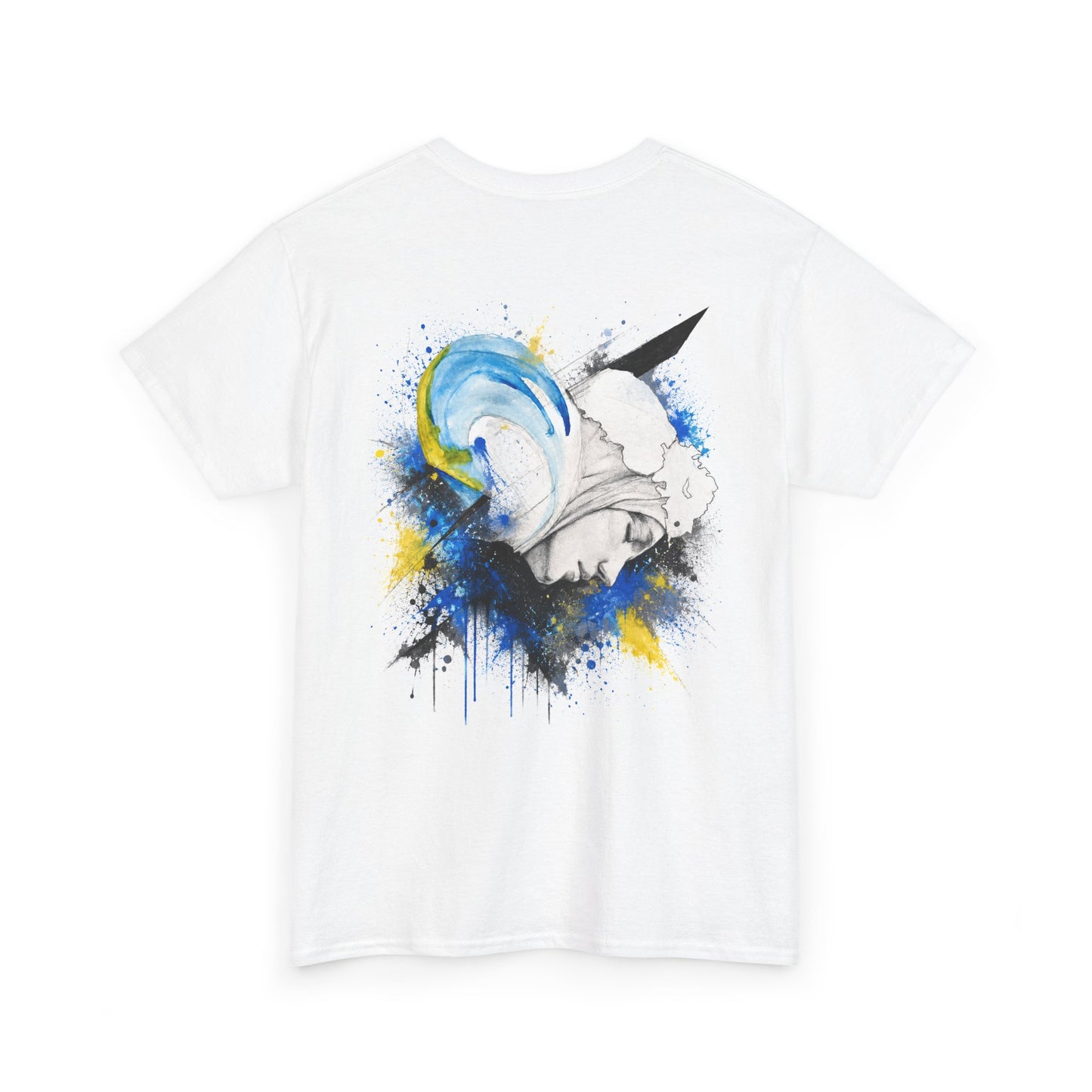 Graphic Tee — Vintage Boy Lightning Back Print T-Shirt